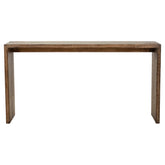 Merwin Medium Brown Finish Console Table